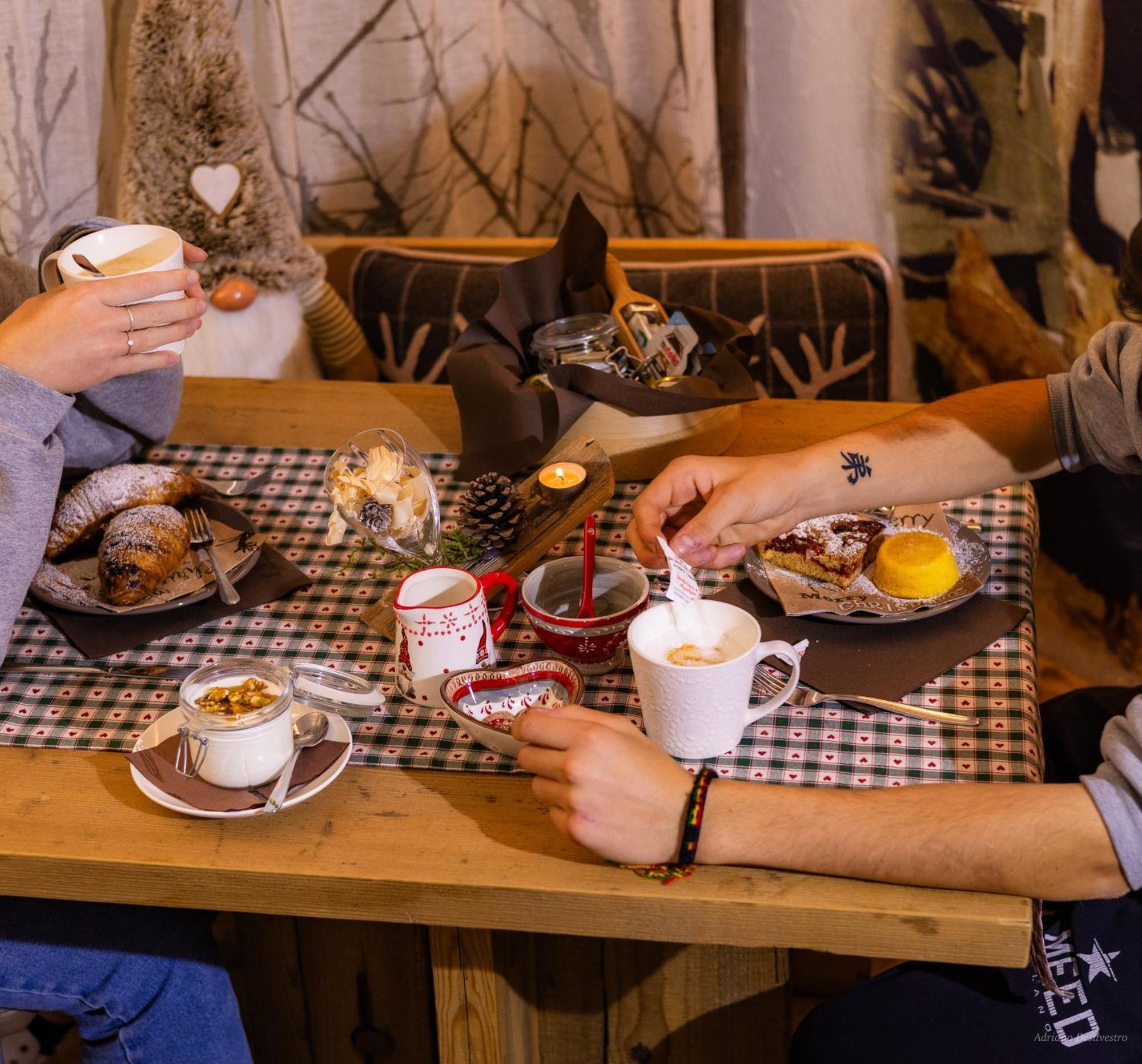 Majon De La Nona Otel Pozza di Fassa Dış mekan fotoğraf
